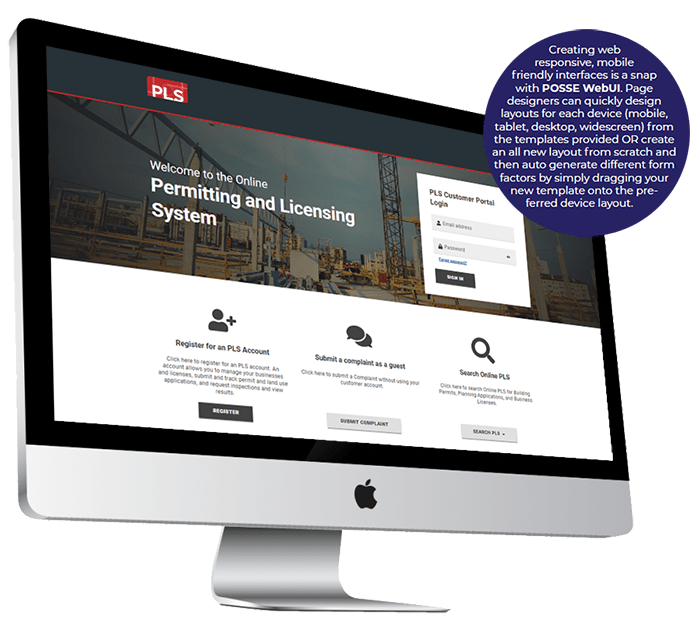 Government Customer Experience responsive web